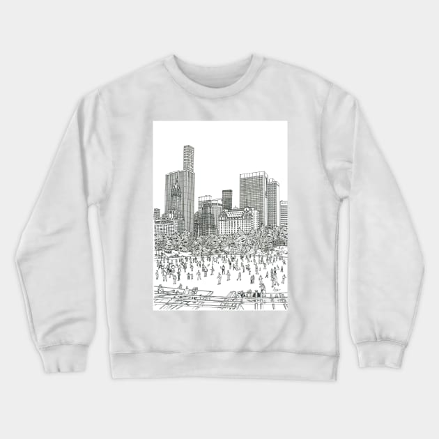 Central Park in NY Crewneck Sweatshirt by valery in the gallery